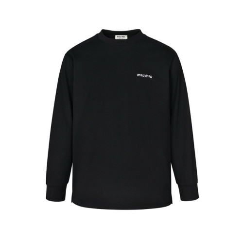 미우미우 남/녀 라운드 긴팔티 - Miumiu Unisex Round Tshirt - mic4829x