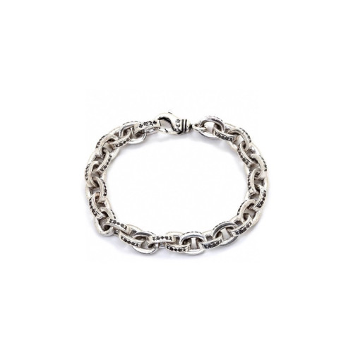 크롬하츠 남/녀 실버 팔찌 - Chrome Hearts Unisex Silver Bangle - acc3571x