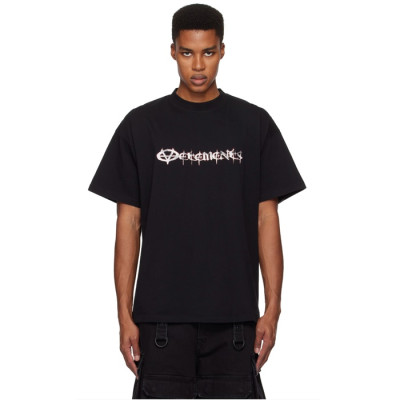 베트멍 남/녀 라운드 반팔 티셔츠 - Vetements Unisex Over Size Tshirt - vec4982x