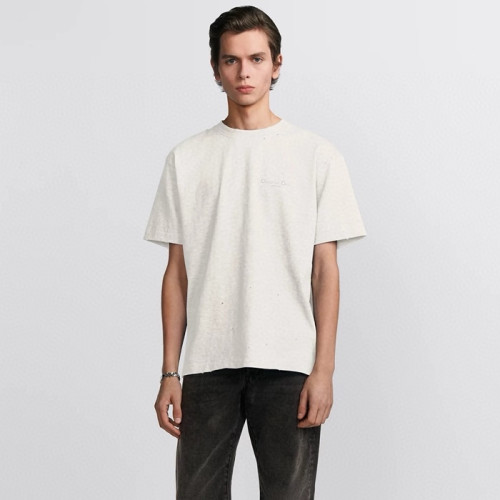 디올 남성 라운드 반팔 티셔츠 - Dior Mens Round Tshirt - dic5031x
