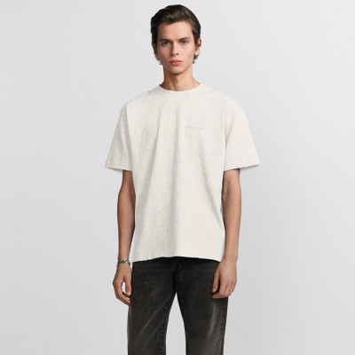 디올 남성 라운드 반팔 티셔츠 - Dior Mens Round Tshirt - dic5031x