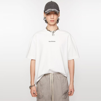 아크네 남/녀 라운드 반팔티 - Acne Unisex Round Tshirt - anc5167x