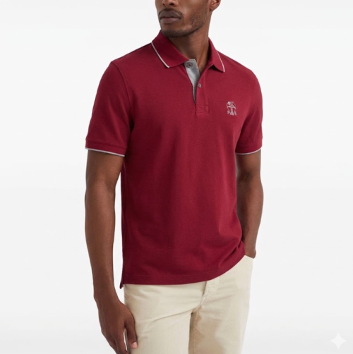 브루넬로쿠치넬리 남성 폴로 티셔츠 - Brunello Cucinelli Mens Polo Tshirt - brc5225x