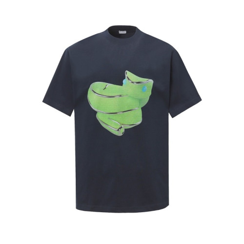 로에베 남성 라운드 반팔티 - Loewe Mens Round Tshirt - loc5228x
