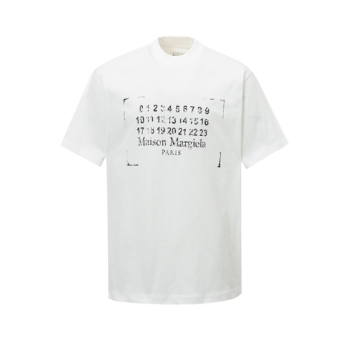 메종 마르지엘라 남성 라운드 반팔 티셔츠 - Maison Margiela Mens Round Tshirt - mac5235x