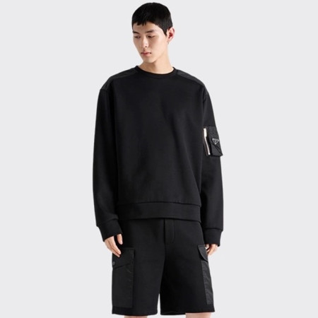 프라다 남성 라운드 맨투맨 - Prada Mens Round Tshirt - prc5252x