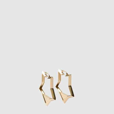 프라다 여성 골드 이어링 - Prada Womens Gold Earring - acc4064x