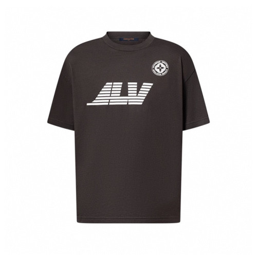 루이비통 남성 라운드 반팔 티셔츠 - Louis vuitton Mens Round Tshirt - lvc5284x
