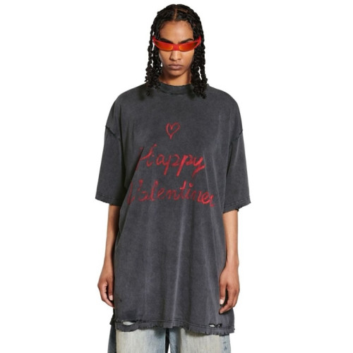 발렌시아가 남성 라운드 반팔 티셔츠 - Balenciaga Mens Round Tshirt - bac5297x