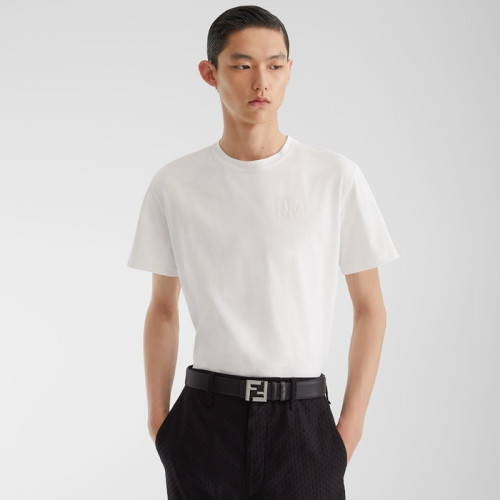 펜디 남성 라운드 반팔 티셔츠 - Fendi Mens Round Tshirt - fec5317x