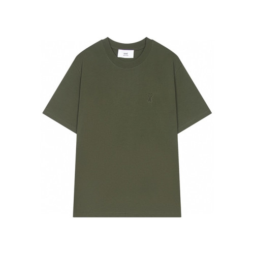 아미 남성 라운드 반팔티 - Ami Mens Round Tshirt - amc5323x