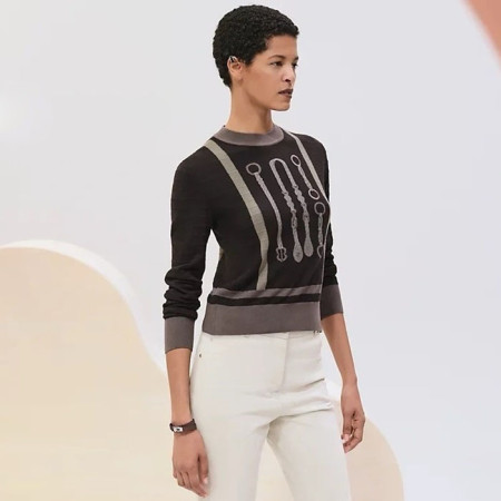 에르메스 여성 라운드 스웨터 - Hermes Womens Round Knitwear - guc5663x