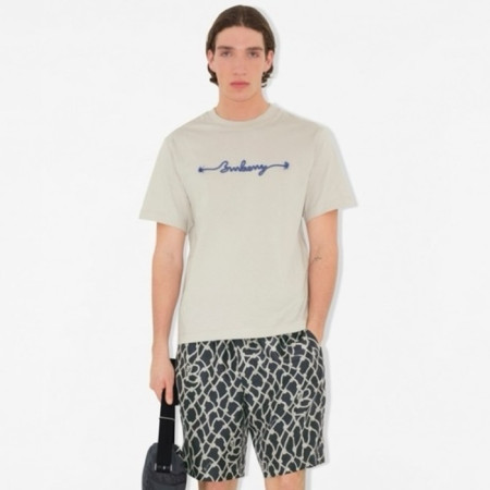 버버리 남성 라운드 반팔 티셔츠 - Burberry Mens Round Tshirt - buc5746x