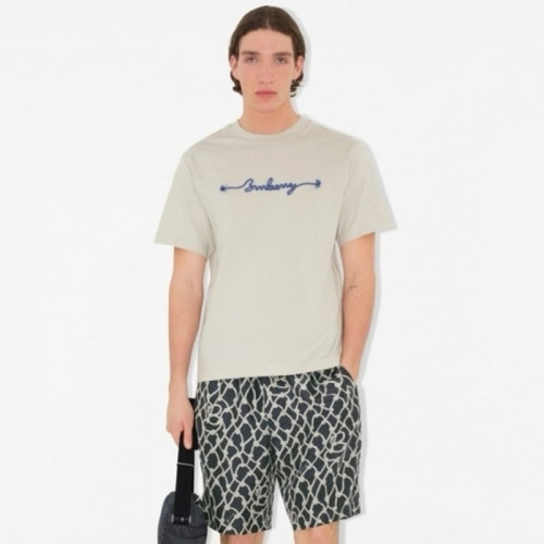 버버리 남성 라운드 반팔 티셔츠 - Burberry Mens Round Tshirt - buc5746x