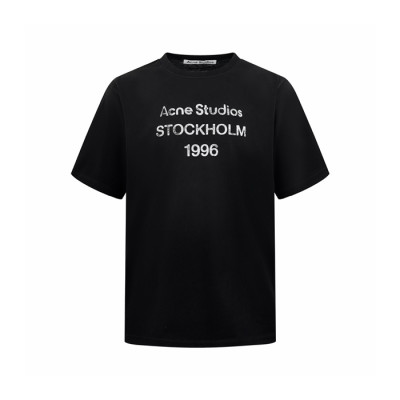 아크네 남/녀 라운드 반팔티 - Acne Unisex Round Tshirt - anc5759x