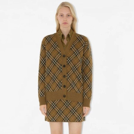 버버리 여성 브이넥 가디건 - Burberry Womens V-neck Cardigan - buc5815x