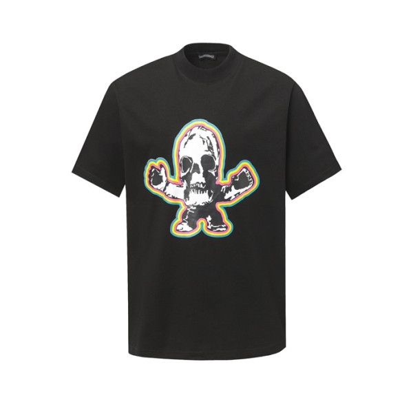 크롬하츠 남성 라운드 반팔티 - Chrom Hearts Mens Round Tshirt - chc5819x
