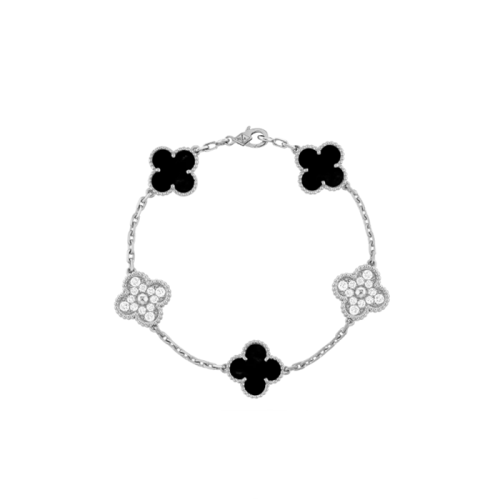 반클리프 아펠 여성 알함브라 브레이슬릿 - Van Cleef & Arpels Womens White Gold Bangle - acc4494x