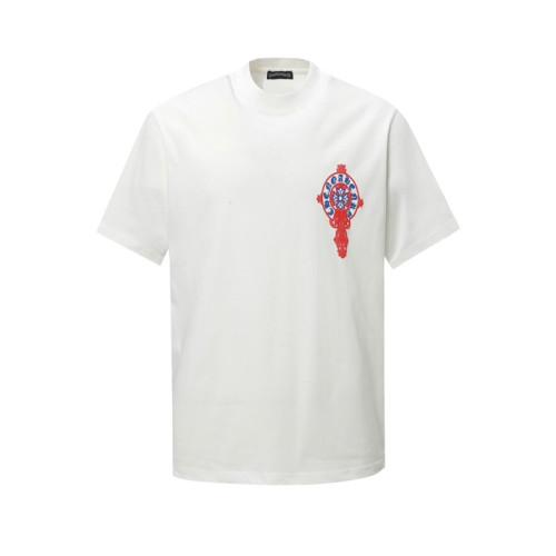 크롬하츠 남성 라운드 반팔티 - Chrom Hearts Mens Round Tshirt - chc5917x