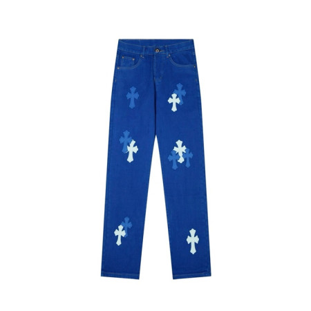 크롬하츠 남성 트렌디 청바지 - Chrom Hearts Mens Trendy Jeans - chc5959x
