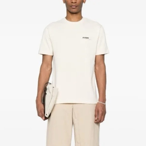 자크뮈스 남성 라운드 반팔티 - Jacquemus Mens Round Tshirt - jac6039x