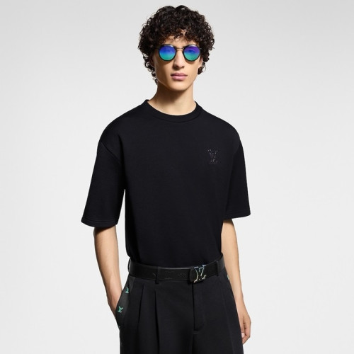 루이비통 남성 라운드 반팔 티셔츠 - Louis vuitton Mens Round Tshirt - lvc6047x