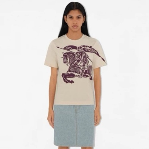 버버리 여성 라운드 반팔티 -  Burberry Womens Round Tshirts - buc6160x