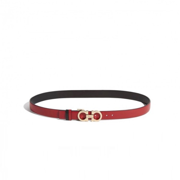 살바토레 페라가모 여성 리버서블 간치니 벨트 - Ferragamo Womens Reversible Gancini Belt - bel159x