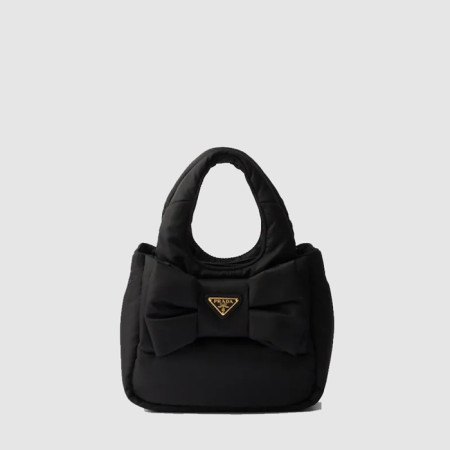 프라다 여성 리본 장식 패딩 리나일론 미니백 - Prada Womens Ribbon decorated padded nylon mini bag - prb5434x