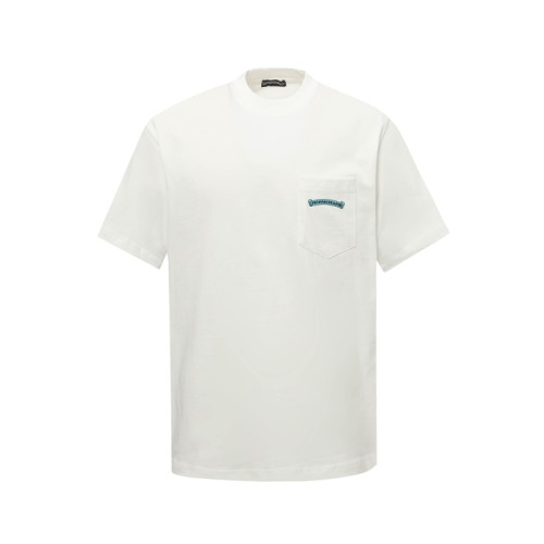 크롬하츠 남성 라운드 반팔티 - Chrom Hearts Mens Round Tshirt - chc6476x