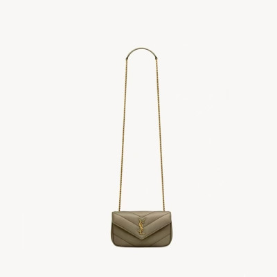 입생로랑 여성 마테라세 루루 미니 백 - Saint Laurent Womens Loulou Mini Bag In Matelasse - ysb5518x