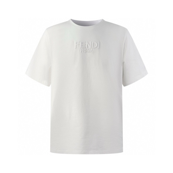 펜디 남성 라운드 반팔 티셔츠 - Fendi Mens Round Tshirt - fec6506x