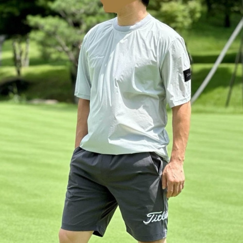 [Titleist] 타이틀리스트 남성 투어 핏‘S 우븐 탑&셔츠 세트 - gol1645x