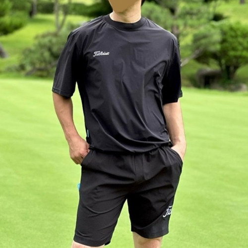 [Titleist] 타이틀리스트 남성 투어 핏‘S 우븐 탑&셔츠 세트 - gol1646x