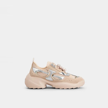 로저비비에 여성 비브 온 더 런 스니커즈 - Roger Vivier Womens Viv On The Run Sneakers - ros5690x