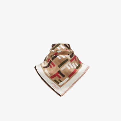 펜디 여성 FF 스퀘어 스카프 - Fendi Womens FF Square Scarf - acc5437x