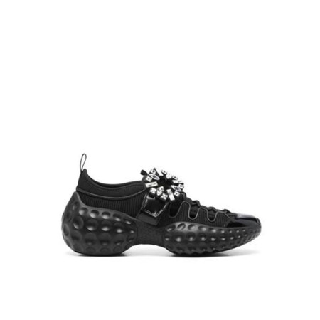 로저비비에 여성 비브 온 더 런 트레키 스니커즈 - Roger Vivier Womens Viv On The Run Trekky Sneakers - ros5698x