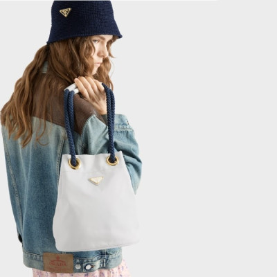 프라다 여성 마리너 리나일론 버킷백 1BE082 - Prada Womens Mariner Bucket Bag - prb5589x