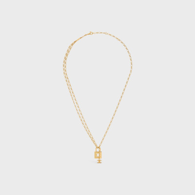 셀린느 여성 골드 네크리스 - Celine Womens Gold Necklace- acc5442x