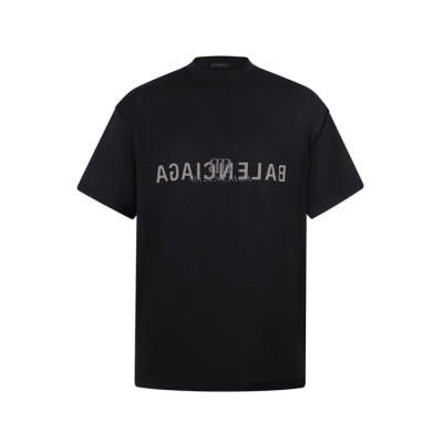 발렌시아가 남성 라운드 반팔 티셔츠 - Balenciaga Mens Round Tshirt - bac6587x