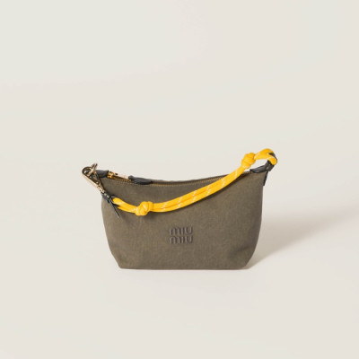 미우미우 여성 가바딘 파우치 - Miumiu Womens Gabardine pouch - mib5596x