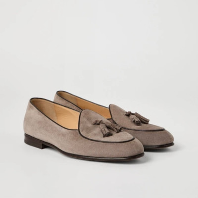 브루넬로쿠치넬리 남성 태슬 로퍼 - Brunello Cucinelli Mens Tassel Loafer Slip-On Shoes - brs5731x