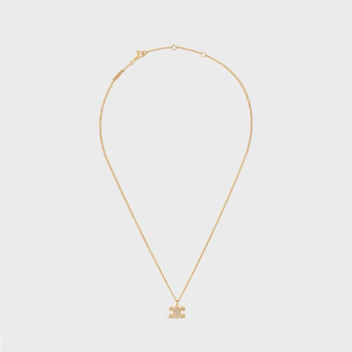 셀린느 여성 골드 네크리스 - Celine Womens Gold Necklace- acc5747x