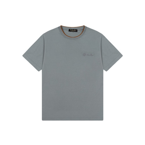 로로피아나 남성 라운드 반팔티 - Loro Piana Mens Round Tshirt - lpc6636x