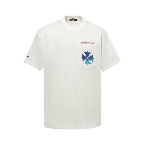 크롬하츠 남성 라운드 반팔티 - Chrom Hearts Mens Round Tshirt - chc6646x