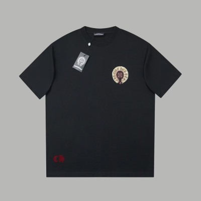 크롬하츠 남성 라운드 반팔티 - Chrom Hearts Mens Round Tshirt - chc6653x