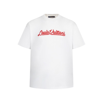 루이비통 남성 라운드 반팔 티셔츠 - Louis vuitton Mens Round Tshirt - lvc6659x