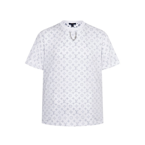 루이비통 남성 라운드 반팔 티셔츠 - Louis vuitton Mens Round Tshirt - lvc6660x