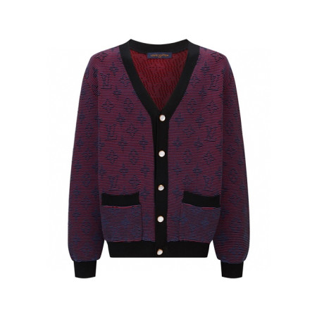 루이비통 남성 브이넥 가디건 - Louis vuitton Mens Cardigan - lvc6682x