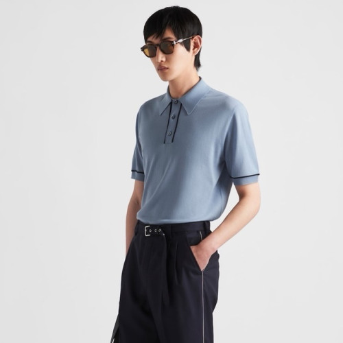 프라다 남성 폴로 반팔티 - Prada Mens Polo Tshirt - prc6685x